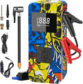 Jump Starter with Air Compressor, 8000A 150PSI Battery Jumper Starter Portable Tire Inflator Pump, 12V Jump Box Car Battery