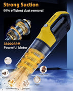 Handheld Vacuum Cordless 1.1 Pounds Car Vac 10000PA Hand Held Vacuums 4-in-1 Hand Vac Cordless Rechargeable HEPA Filter Large