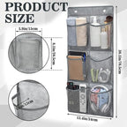 2 Pack Hanging Locker Organizer Wall Mounted Shoes Rack Cabinet Storage Bags with Adhesive Hooks Closet Hanging Space Saving 