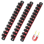 WORKPRO Magnetic Screwdriver Organizer and Wrench Organizer, Aluminum Rail Magnetic Tool Organizer, Tool Holder, Toolbox Orga
