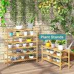 viewcare 3-Tier Long Shoe Rack, Bamboo Wood Shoe Rack for Closet, Entryway & Hallway, Stackable | Beautiful | Functional | St