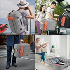 Lumesner Carry on Travel Backpacks, Extra Large 40L Flight Approved Bag for Men & Women,Expandable Suitcase Backpack With 4 P
