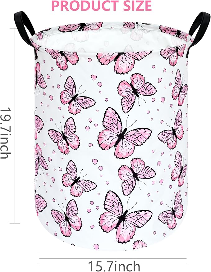 Round Laundry Basket Storage Bins Nursery Hamper Gift Baskets for Home,Office,Home Decor