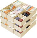 DIMJ Drawer Organizer Clothes Storage - 18 Pack Baby Dresser Organizer for Nursery, Foldable Drawer Dividers for Bedroom Clos