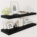 Vivelove 12" Deep Floating Shelves for Wall 36 Inches Long, 2 in Thick Wall Shelves, Shelf for Bedroom, Bathroom, Living Room