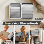 Veken 6/9/11 Set Compression Packing Cubes for Travel Essentials,Compressible Expandable Large Luggage Suitcase Organizer Bag