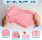 PFEYRPK Lightweight Compression Packing Cubes for Suitcases, Compressible Expandable Travel Packing Organizer with Clear Toil