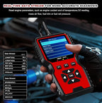 V519 OBD2 Diagnostic Scanner Tool - Vechicle Check Engine Light Code Reader with Battery Voltage Tester, I/M Readiness, Reset,