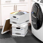 Bankers Box 30-Pack Basic Duty File Storage Boxes with Lids, Letter/Legal, Stor, (0071304)