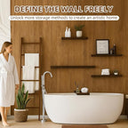 Floating Shelves for Wall, 23.6 inch Long Set of 3 Wood Rustic Wall Mounted Shelves, Display Shelf with Invisible Heavy, Larg