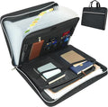 Accordion File Organizer,Fireproof Safe Document Bag,Expanding File Folder Tote Bag with Multi Pockets,Home Travel Fire Safe 