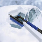 Snow Joe 45" Multi-Purpose Ice Scraper and Extendable Snow Brush for Car Windshield with Foam Grip and 360-Degree Pivoting Brush Head, SJEG-SB45S
