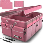 FORTEM Trunk Organizer For SUV Car Trunk Organizer, Foldable Storage, Car Accessories for Women Men, Collapsible Bag, Perfect C