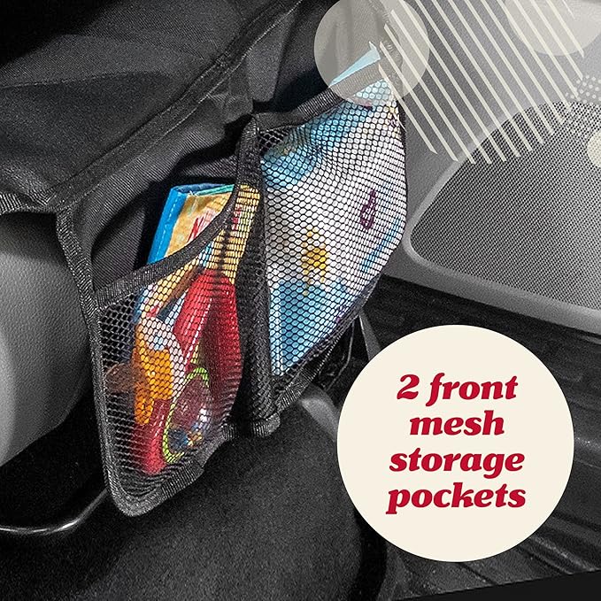 Lusso Gear Car Seat Protector - Waterproof Seat Protector & Non-Slip Backing - Waterproof Car Cover & Easy Clean-Up - Dual Me