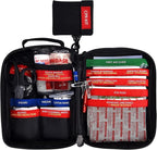 Compact First Aid Kit for Emergency - Basic Emergency Kit for Dorm,Hiking, Backpacking, Camping, Traveling, and Cycling -Smal