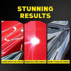 Meguiar's M205 Mirror Glaze Ultra Finishing Polish, Easy-to-Use Formula for Impeccable Shine, Multiple Ways to Apply Mirror Glaze, Removes Defects and Swirls for a High Gloss, 32 Oz Container