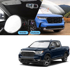 TINGLU Sun Shade for Honda Ridgeline Crew Cab 2017-2024 2025 2026 Accessories Windshield Sun Shade Window Shade UV Rays Protection Sun Visor Cover with Steering Wheel Sunshade Storage Bag