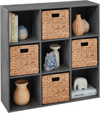 Best Choice Products 9-Cube Storage Organizer, 13.5in Shelf Opening, Bookcase, Display Shelf, Customizable w/ 3 Removable Bac