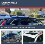 Roof Rack Cross Bars for 2023 2024 2025 2026 Honda CR-V CRV & CR-V Hybrid with Side Rails, Aluminum Crossbar Luggage Rack for Rooftop Cargo Carrier Bag Kayak Canoe Bike Snowboard Skiboard