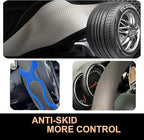 PINCTROT XL Size 17.5-18 Inch Comfy Grip Steering Wheel Cover for Semi Truck, Fits RV, Big Rig Trucker, 18 Wheeler and Classic Cars, Anti-Slip Design 17.5-18 Inch(Silicone Blue)
