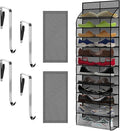 Kotkn Over The Door Shoe Organizer with 12 Large Breathable Pockets - Durable Hanging Storage for the Entire Family's Shoes (