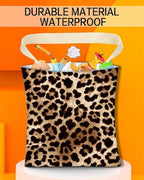 Car Trash Can, Durable Hanging Car Trash Garbage Bag, Cute Automotive Garbage Cans Organizer, Cute Leopard Skin