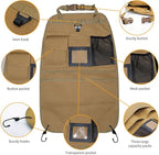 Back Seat Car Organizer with Car Storage Bags, Universal Car Organizers and Storage Truck Organizer(Brown)