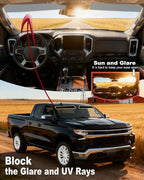 AUTOTEK Windshield Tint Strip for 2019-2026 Chevy Silverado 1500 Crew/Extended/Regular Cab | 2-Ply Car Sun Strip Tint with UV Protection & Anti-Glare, DIY Friendly Window Tint Film for Truck