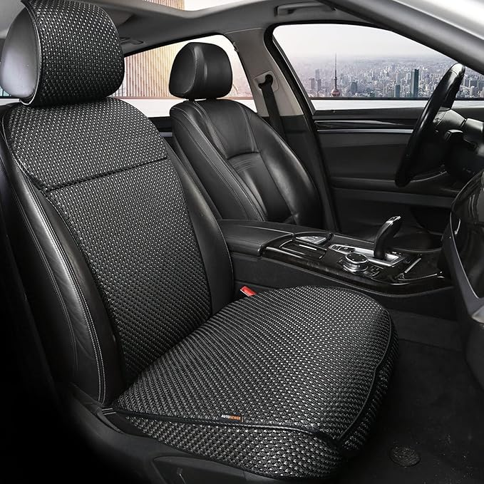 Auto Newer Luxury Breathable Car Seat Cover Fit Four Seasons, Universal Front of Car Seat Cushions, Bottom Seat Covers of Ful