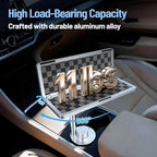 360° Rotating Car Table & Car Tray Desk for Round Cup Holder, Foldable Design & Easy Install, Car Accessories Compatible with Tesla