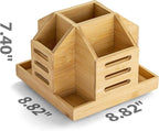 Achieva Bamboo Rotary Organizer (71007)