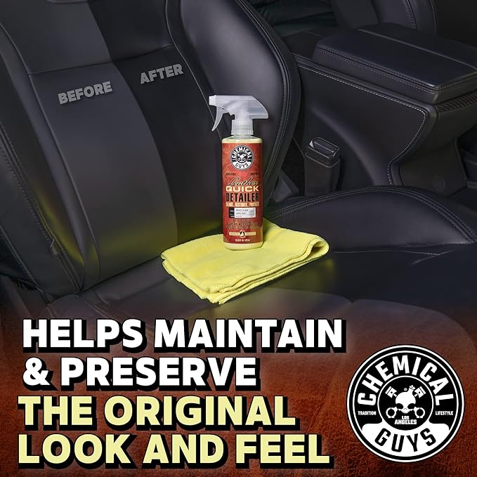 Chemical Guys SPI21616 Leather Quick Detailer for Car Interiors, Furniture, Apparel, Shoes, Sneakers, Boots, and More (Works 