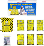 Ready America The Survival Box, 1-Person, 3-Day Emergency Kit Includes 5 Year Emergency Food, Water, Emergency Blanket Portab