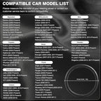 【2025 Model】 Breathable Soft Leather Car Steering Wheel Cover for Men Women, Non-Slip, Comfortable,Universal 15 inches Steeri