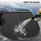 LASFIT Cargo Mat for Hyundai Santa Fe Sport 2018 2017 2016 2015 2014 2013 (Only Fit 5-Passenger), All Weather TPE Custom Fit Car Trunk Mats Cargo Liners Accessoires for Santa Fe Sport 2013-2018, Black
