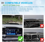 EDBETOS Center Console Dashboard Organizer Compatible with 2022-2024 2025 2026 Chevy Silverado/GMC Sierra 1500,(24-26) 2500HD/3500HD Accessories Dash Storage Insert Tray, Fit 13.4-inch Screen Only
