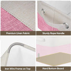 BALEINE 1 Pack Fabric Closet Storage Bins for Shelves, Linen Closet Organizers and Storage, Decorative Baskets for Organizing