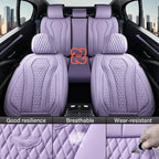 Coverado Car Seat Covers Full Set, Purple Seat Covers, Automotive Car Seat Cover, Car Seat Cushion, Car Seat Covers Front Sea