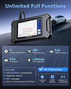 MUCAR CS90 OBD2 Scanner Diagnostic Tool with 28+ Reset Services, Oil/EPB/SAS/BMS/Injector, ABS Bleeding, Throttle Relearn, ABS