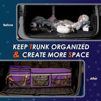 Car Trunk Organizer | Foldable, Waterproof | Trunk Organizer for SUV/Cars | Car Organizers & Storage - Car Accessories for Wo