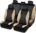 Skechers Car Seat Covers,Leather Seat Covers with GOGA Mat Technology,Waterproof Car Seat Covers Full Sets,Airbag Compatible,