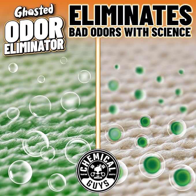 Chemical Guys SPI2321603 Ghosted Complete Interior Vehicle Odor Eliminator, Great for Cars, Trucks, SUVs, RVs, Home, Office &