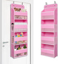 TYMENSH Over The Door Hanging Organizer with 4 Large Pockets – Closet, Bathroom, Nursery, Bedroom, Dorm Storage for Toys, Cos