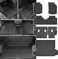 Floor Mats & Cargo Mat & Backrest Mat for 2018-2024 Chevy Equinox/GMC Terrain, All Weather TPE Car Floor Liners Trunk Mat Accessories for Chevrolet Equinox