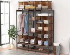 HOMIDEC Closet Organizer, 12-Cube Closet Organizers and Storage, Cube Storage Organizer for Kids, Closet, Bedroom, Bathroom, 