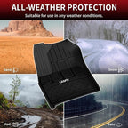 LASFIT Floor Mats & Trunk Mat for Jeep Grand Wagoneer 2022-2025 7 Seats Only (NOT Fit for L or 8 Seats) All Weather TPE Custom Fit Floor Liners Cargo Mat Black
