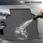 LASFIT Cargo Mat for Toyota Corolla 2009-2010, Custom Fit All-Weather TPE Rubber Trunk Mat for Toyota Accessories, Waterproof, Easy to Clean, Black
