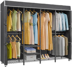 VIPEK V40C Covered Clothes Rack Heavy Duty Clothing Rack with Cover, Custom Freestanding Closet Portable Wardrobe Closet for 