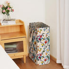efluky Slim Laundry Basket, Narrow Laundry Hamper with Handles, Collapsible Dirty Clothes Hamper, Tall Laundry Bin for Laundr