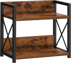 Giikin Countertop Shelf Organizer, 2 Tier Kitchen Spice Rack for Countertop, Wood Coffee Counter Shelf Organizer for Home (Br